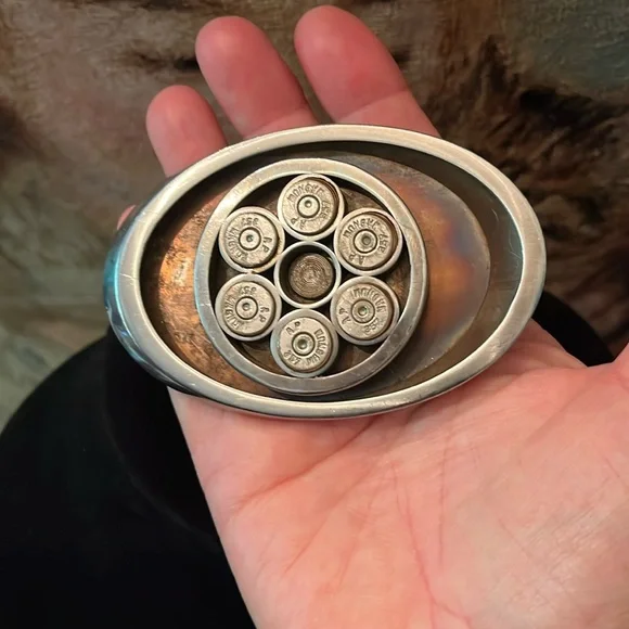 Spinning Revolving Belt Buckle Magnum Handcrafted 2001 - Picture 3 of 6
